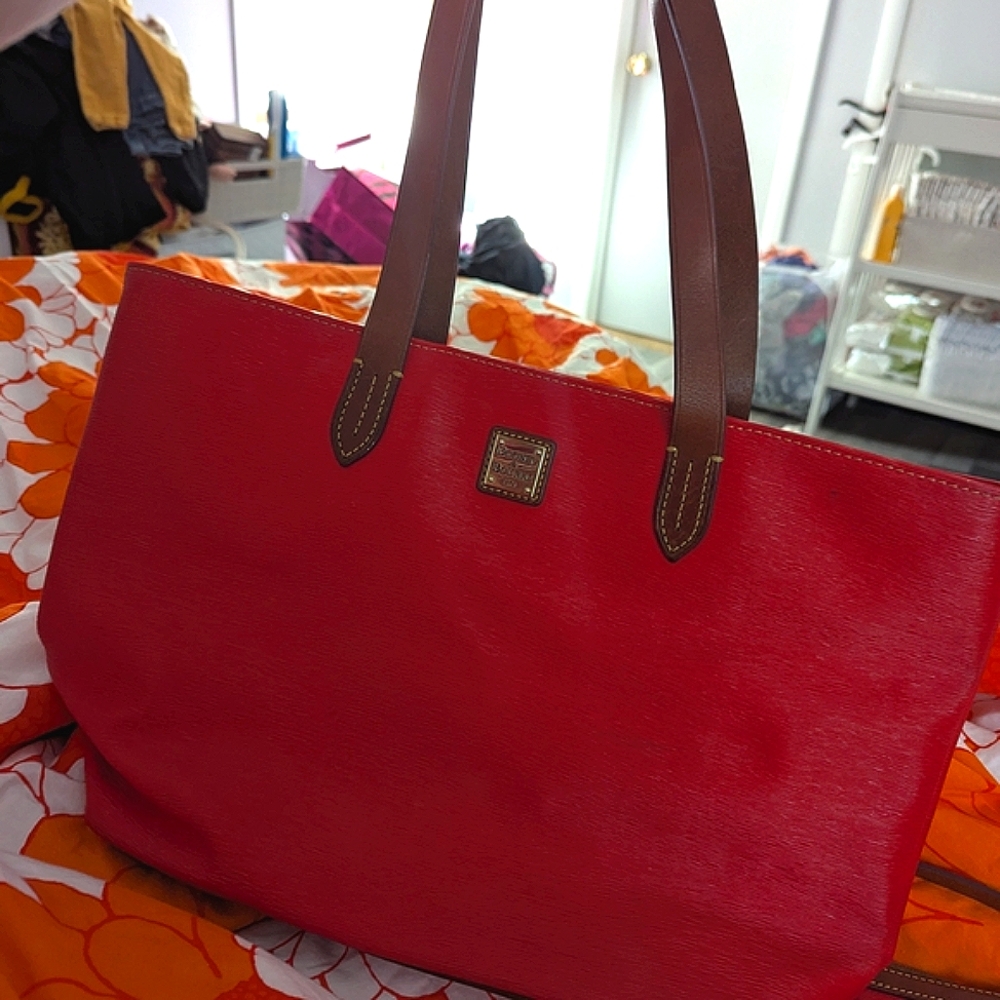 Dooney & Bourke Red Tote Bag
